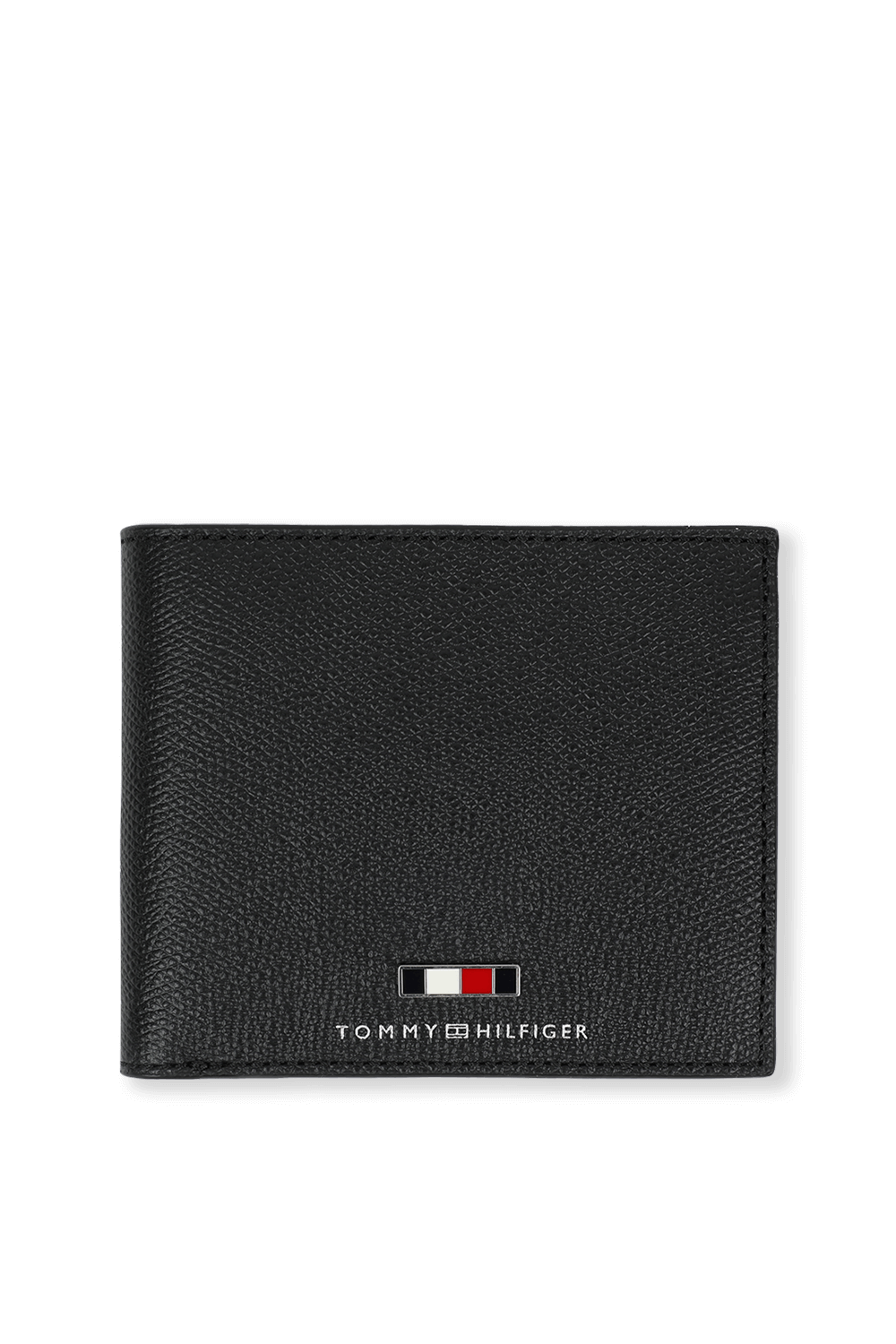 Business Leather Wallet in Black TOMMY HILFIGER