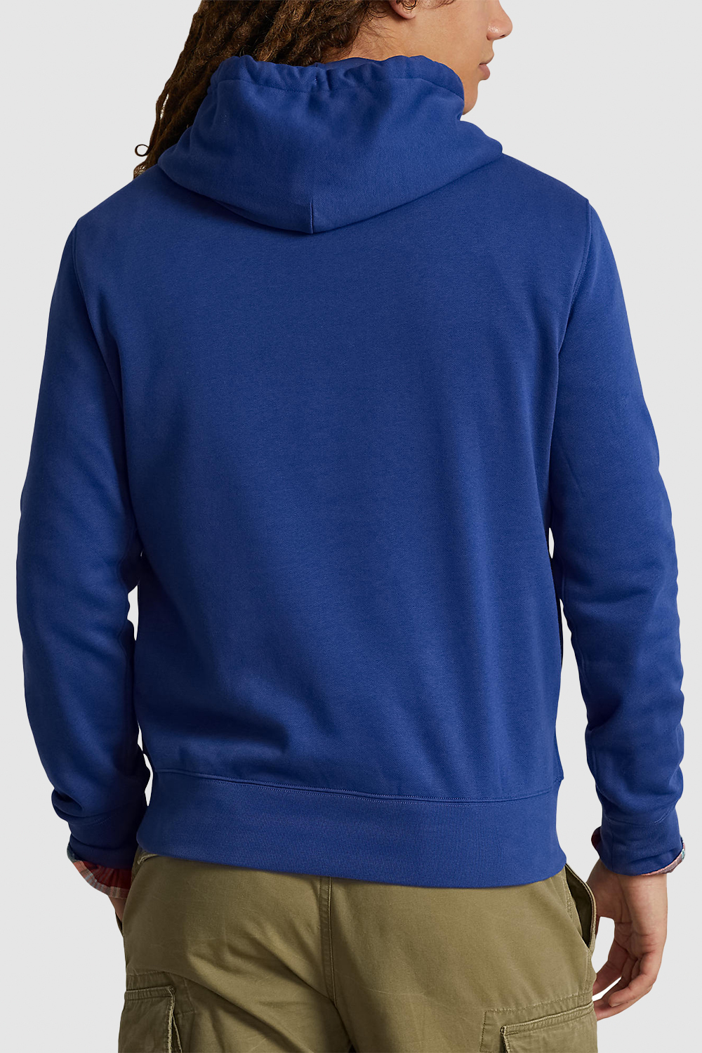 תמונת דוגמן אחורית של סווטשירט קפוצ'ון