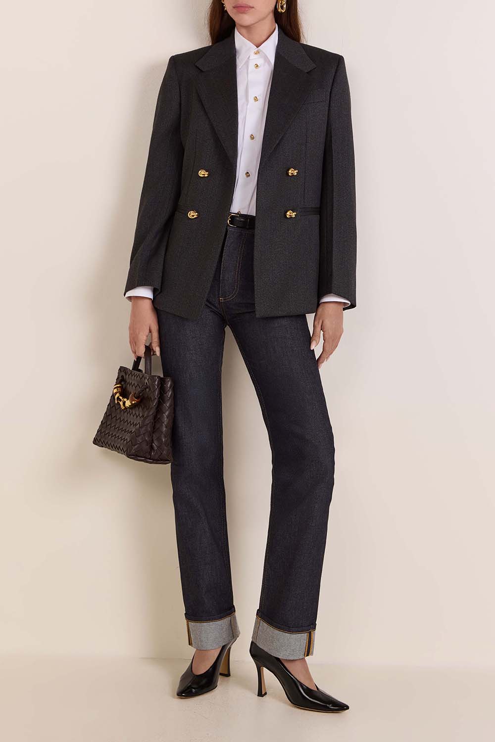 תמונת דוגמן קידמית של תיק קרוסבודי אנדיאמו חרוזים סמול