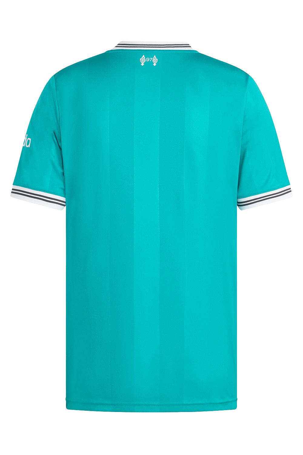 תמונה אחורית של חולצת כדורגל ליברפול סלים פיט