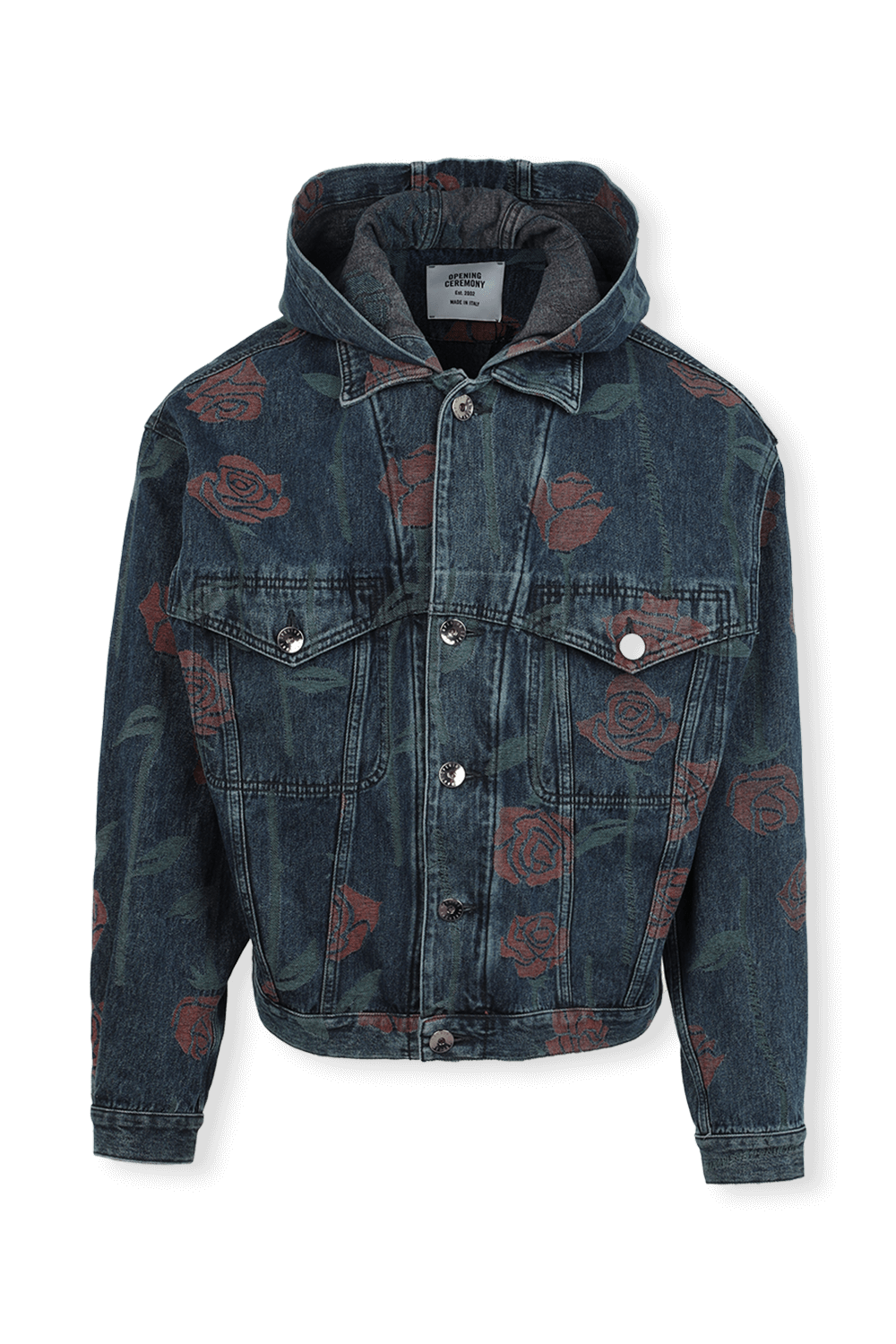 תמונה קידמית של Print Jacket in Blue