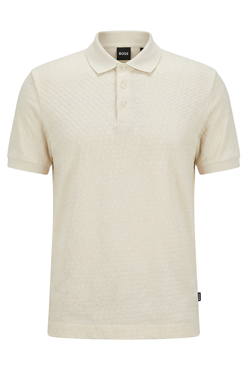 תמונה קידמית של חולצת פולו קצרה