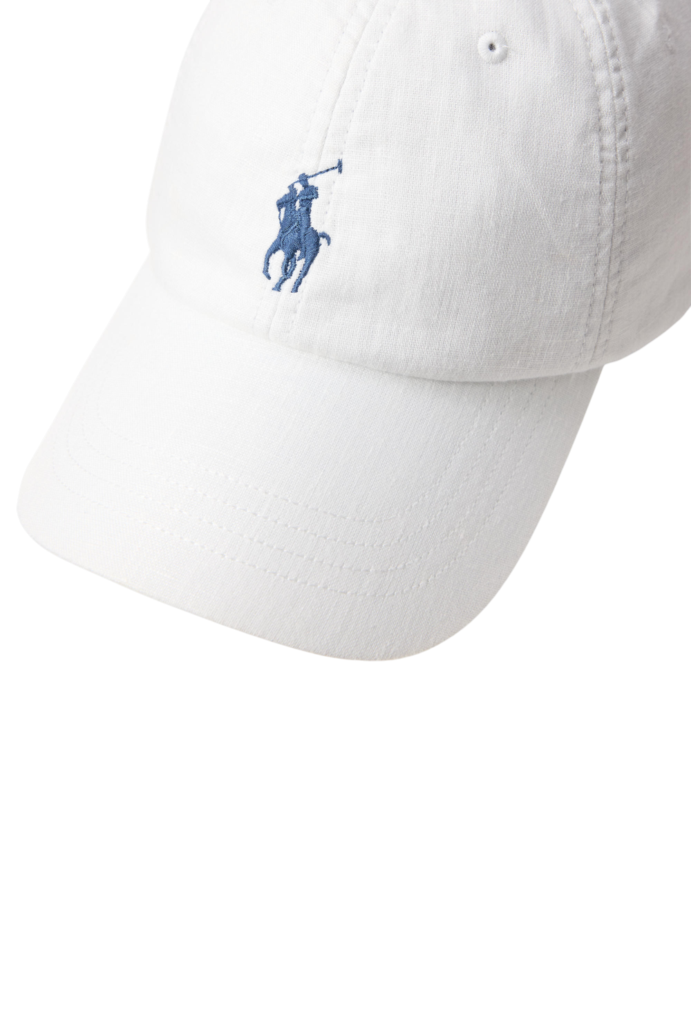 תמונת תקריב של כובע מצחייה פשתן