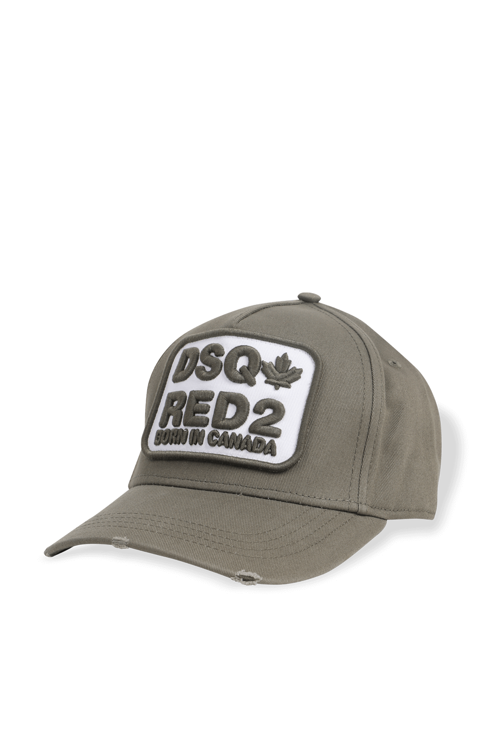 כובע בייסבול עם רקמת לוגו בצבע אפור image number null DSQUARED2