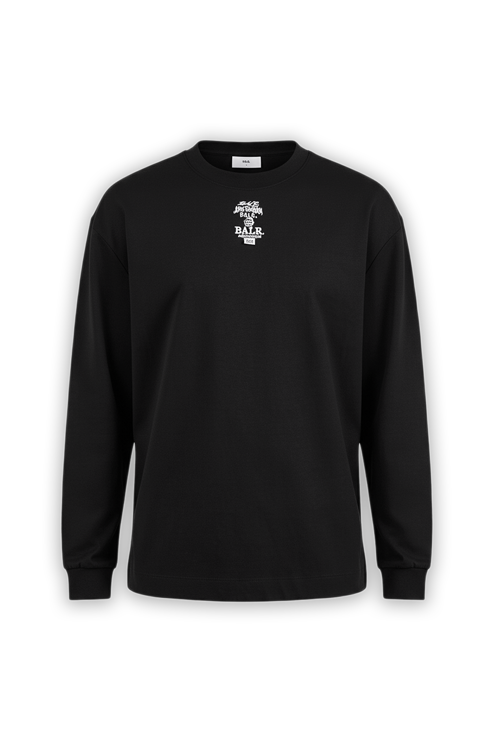 תמונה קידמית של חולצת טי ארוכה משוחררת