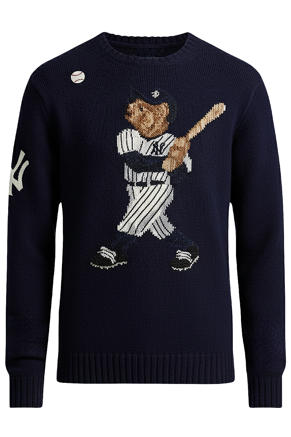 תמונה קידמית של פולו ראלף לורן X MLB סריג דובי פולו