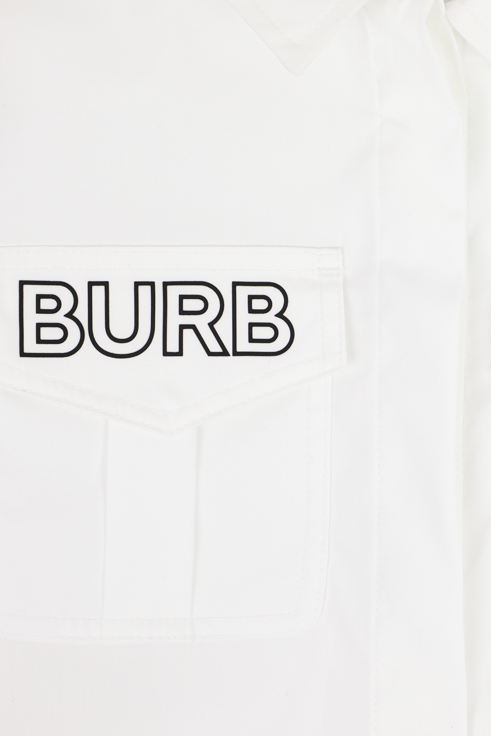חולצה מכופתרת קצרה - גילאי 3-10 שנים BURBERRY