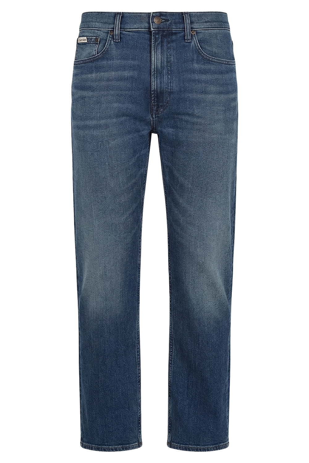 תמונה קידמית של מכנסי ג&rsquo;ינס בגזרה ישרה