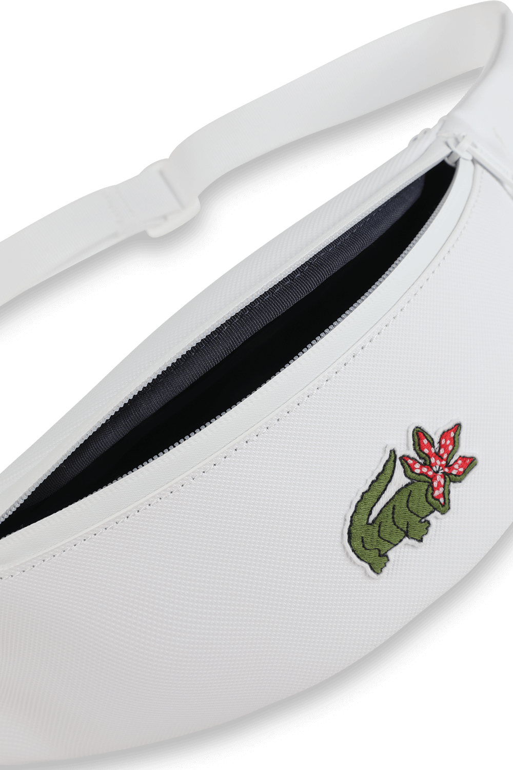 תמונת פנים של לקוסט X נטפליקס תיק פאוץ' עם הדפס