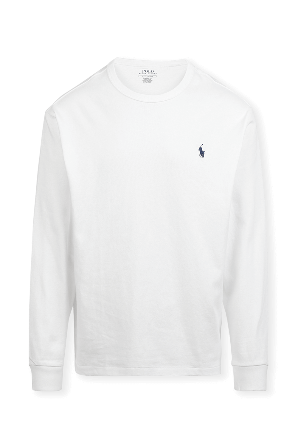 תמונה קידמית של Long Sleeve T-Shirt in White