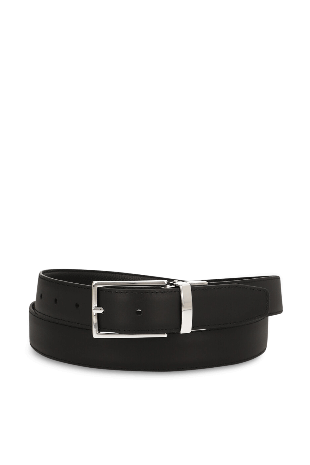 תמונה אחורית של חגורת עור