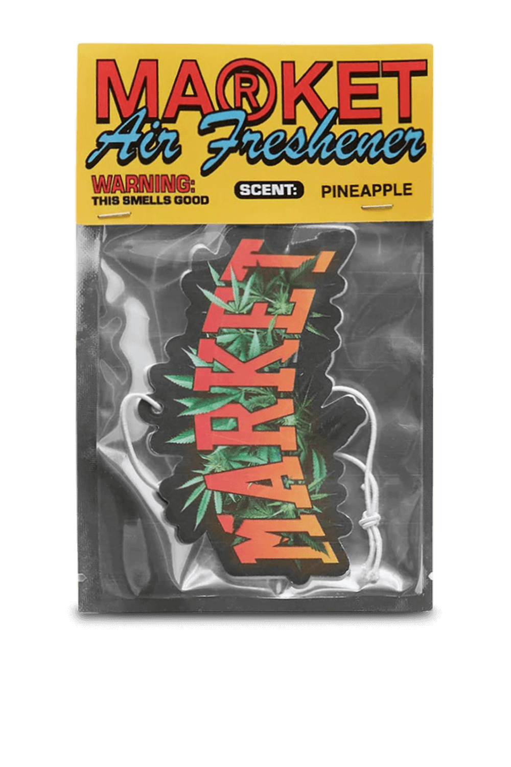 תמונה קידמית של מרענן אוויר לאוטו בגווני ירוק, אדום ושחור