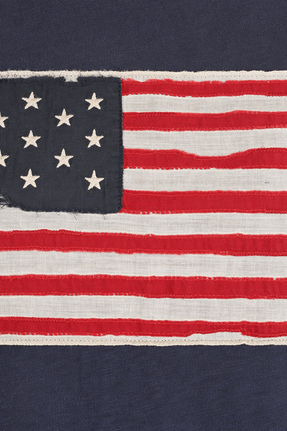 תמונה אחורית של Flag Jersey Graphic Tee in Royal