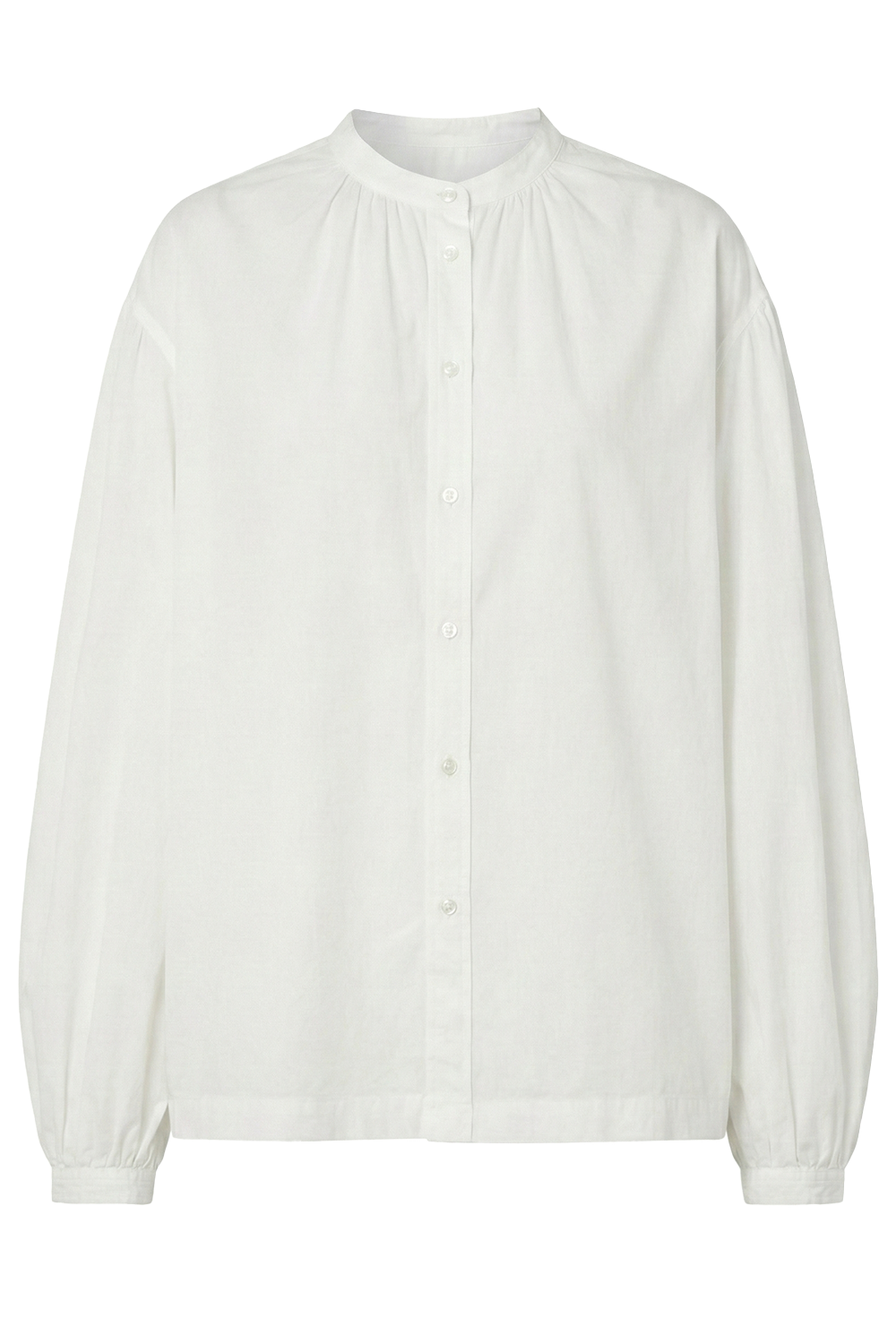 תמונה קידמית של חולצה מכופתרת ארוכה