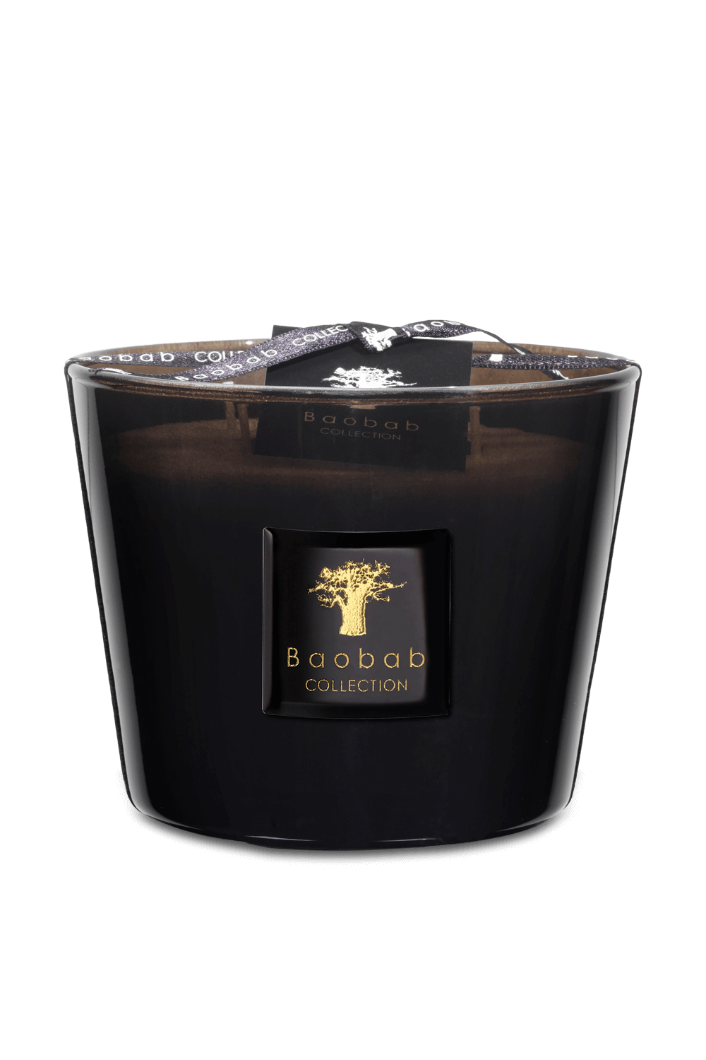 תמונה קידמית של נר פרסטיז' בניחוח מעושן של עץ ויסמין - 10 ס''מ