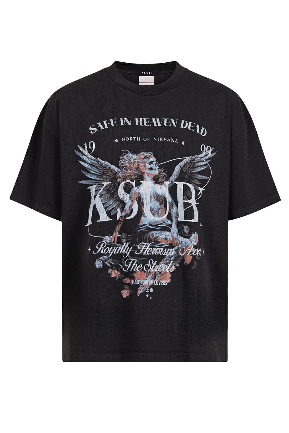 תמונה קידמית של חולצת טי אוברסייז