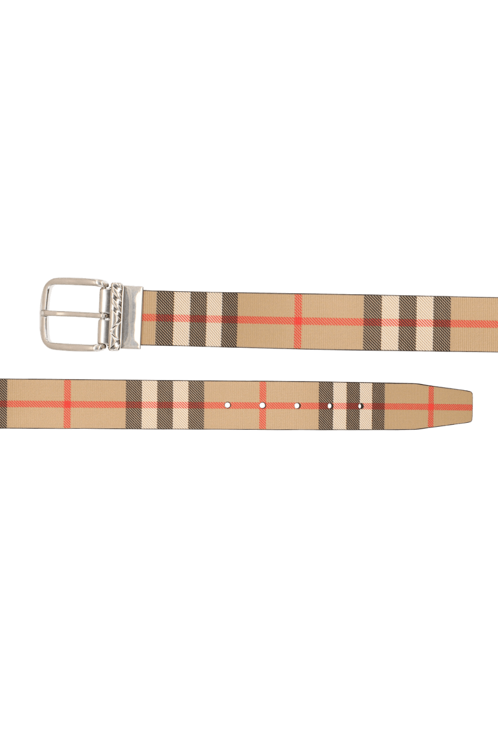 תמונת תקריב של חגורה דו צדדית