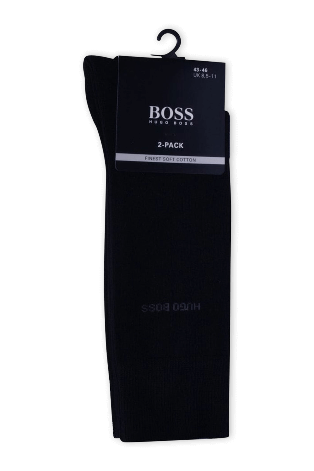 2-Pack Logo Socks in Dark Blue BOSS