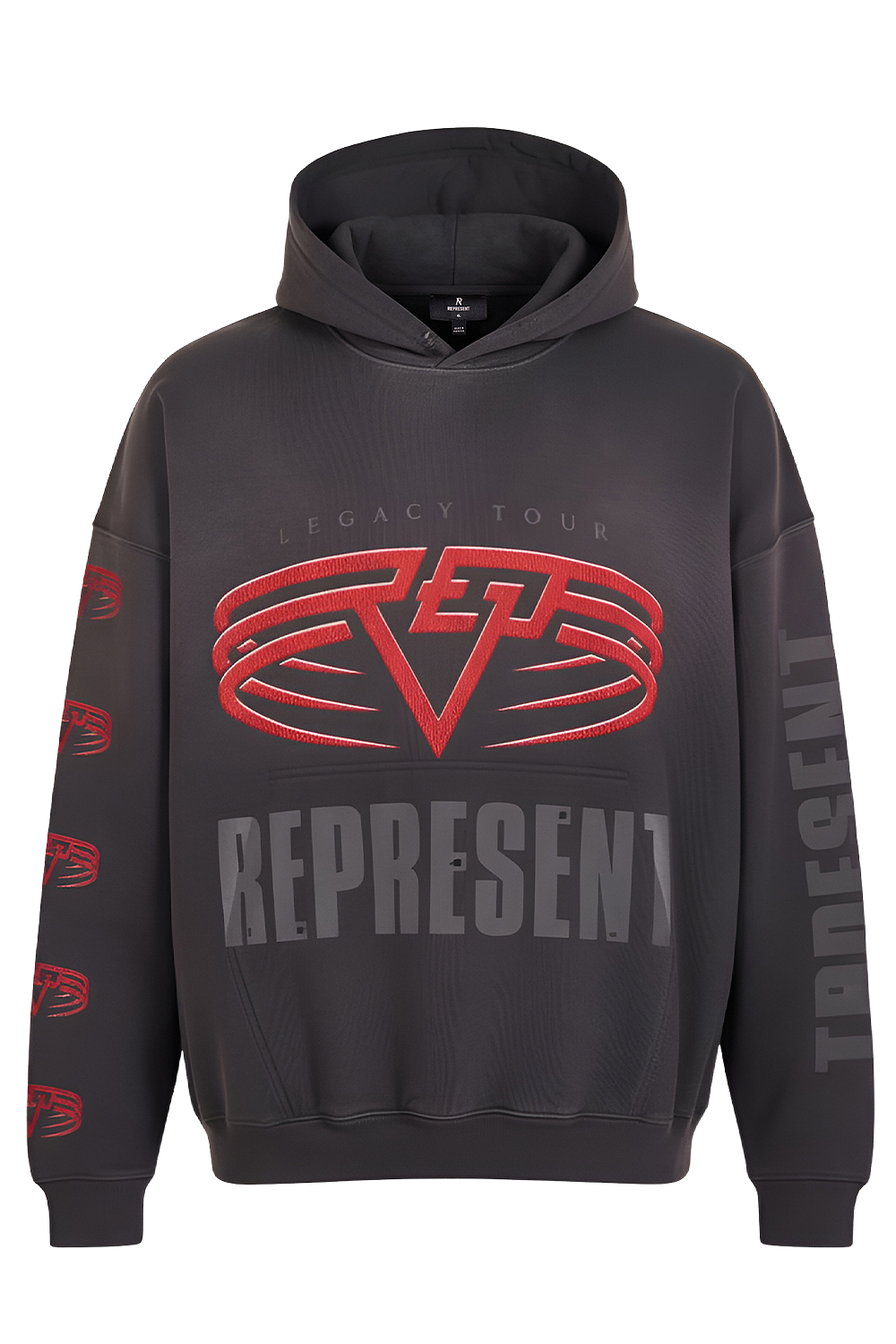 תמונה קידמית של סווטשירט קפוצ'ון דו צדדי