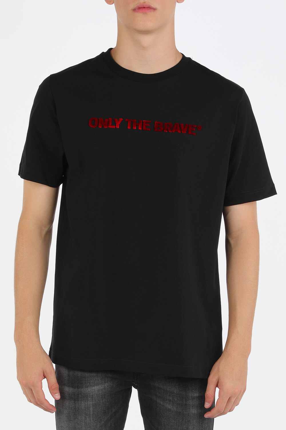 Only The Brave T-Shirt in Black | Factory 54