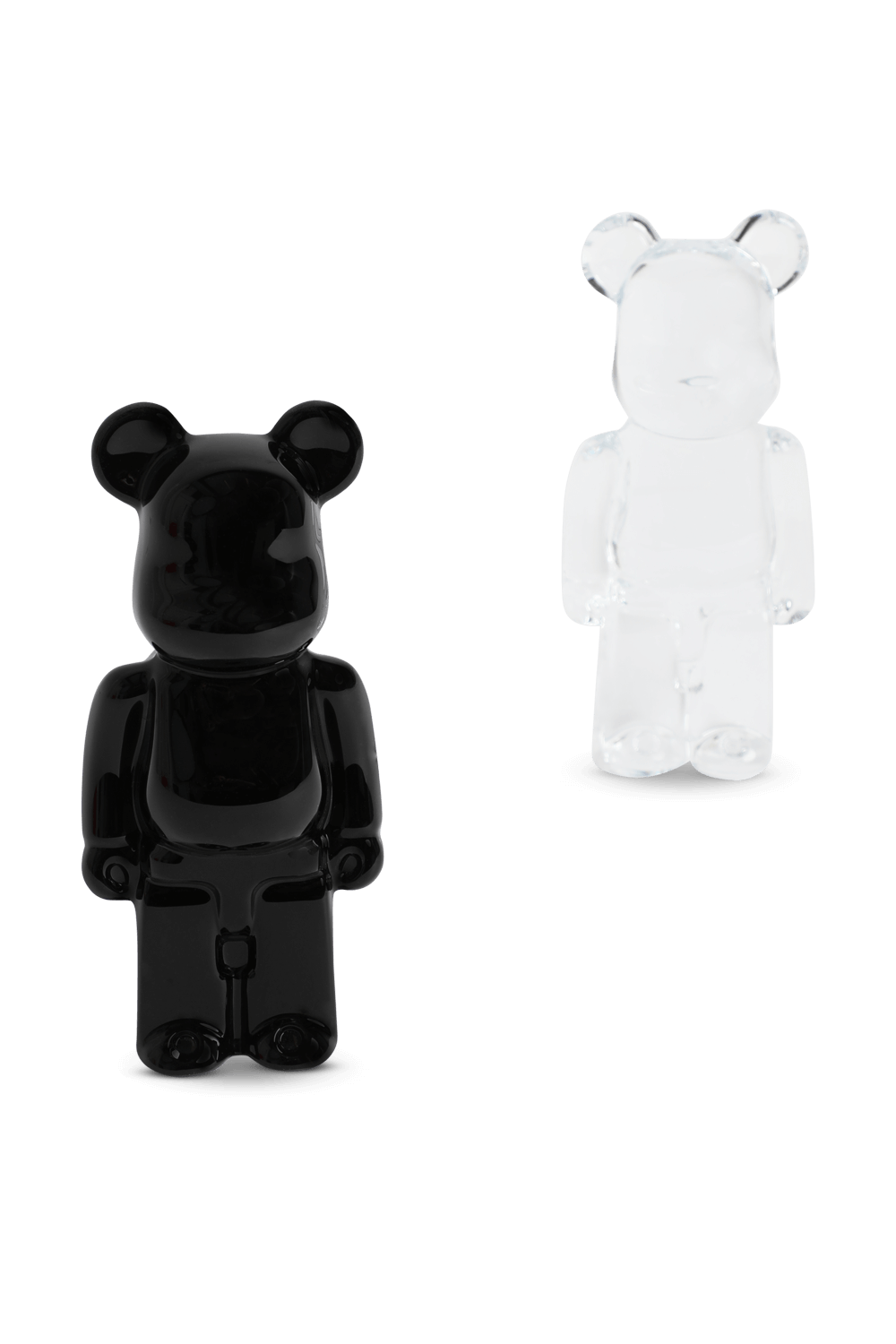 פסל דוב מקריסטל שחור BACCARAT HOME