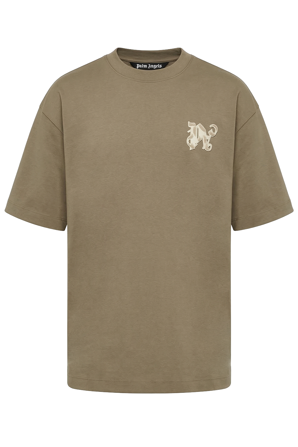 תמונה קידמית של חולצת טי אוברסייז