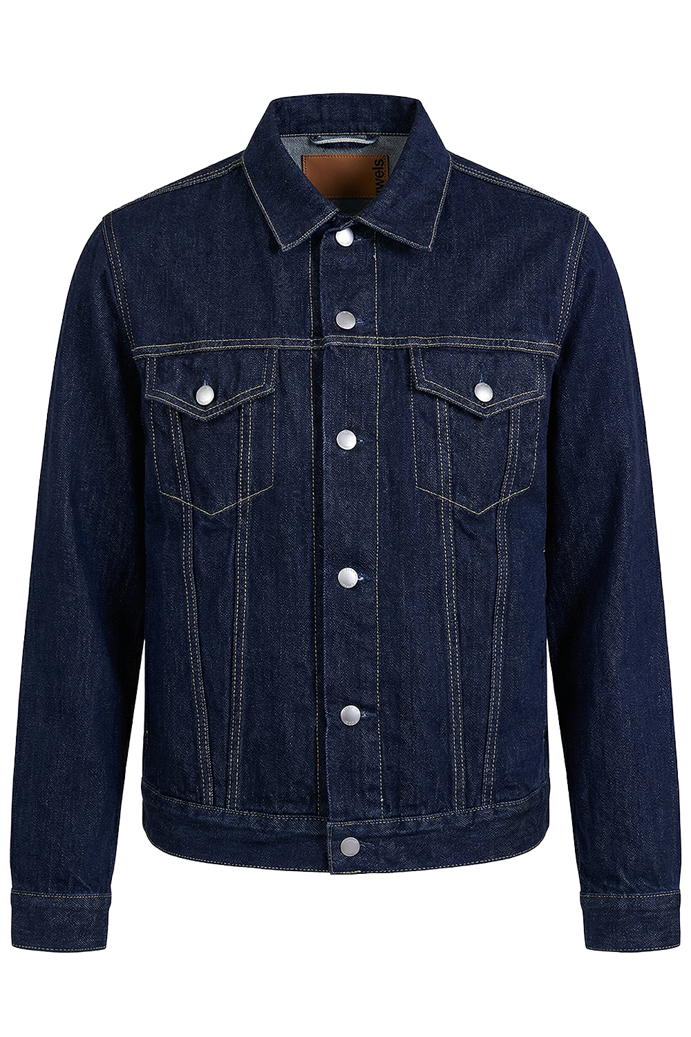 תמונה קידמית של ז'קט ג'ינס