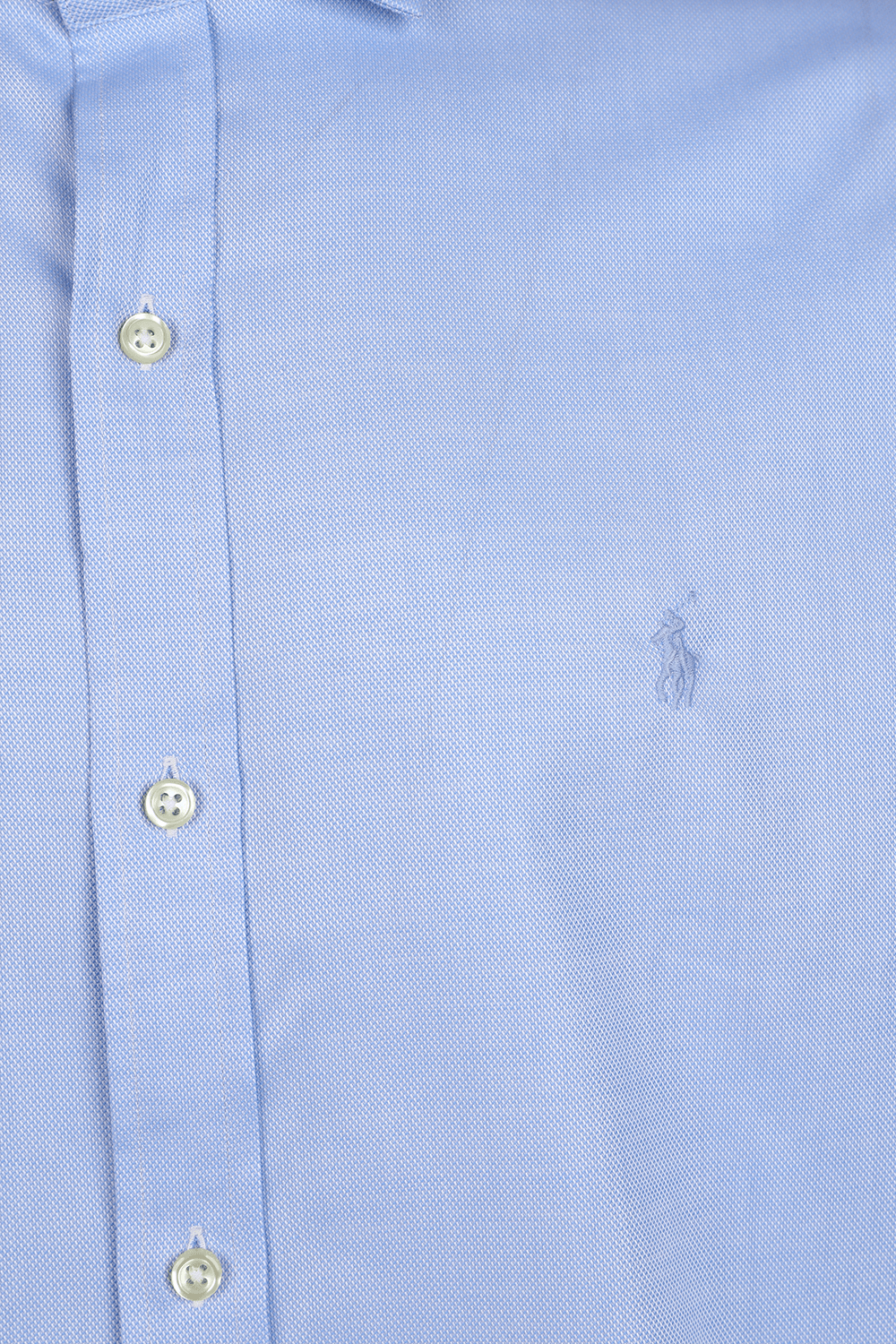 חולצת כפתורים ארוכה עם לוגו רקום POLO RALPH LAUREN