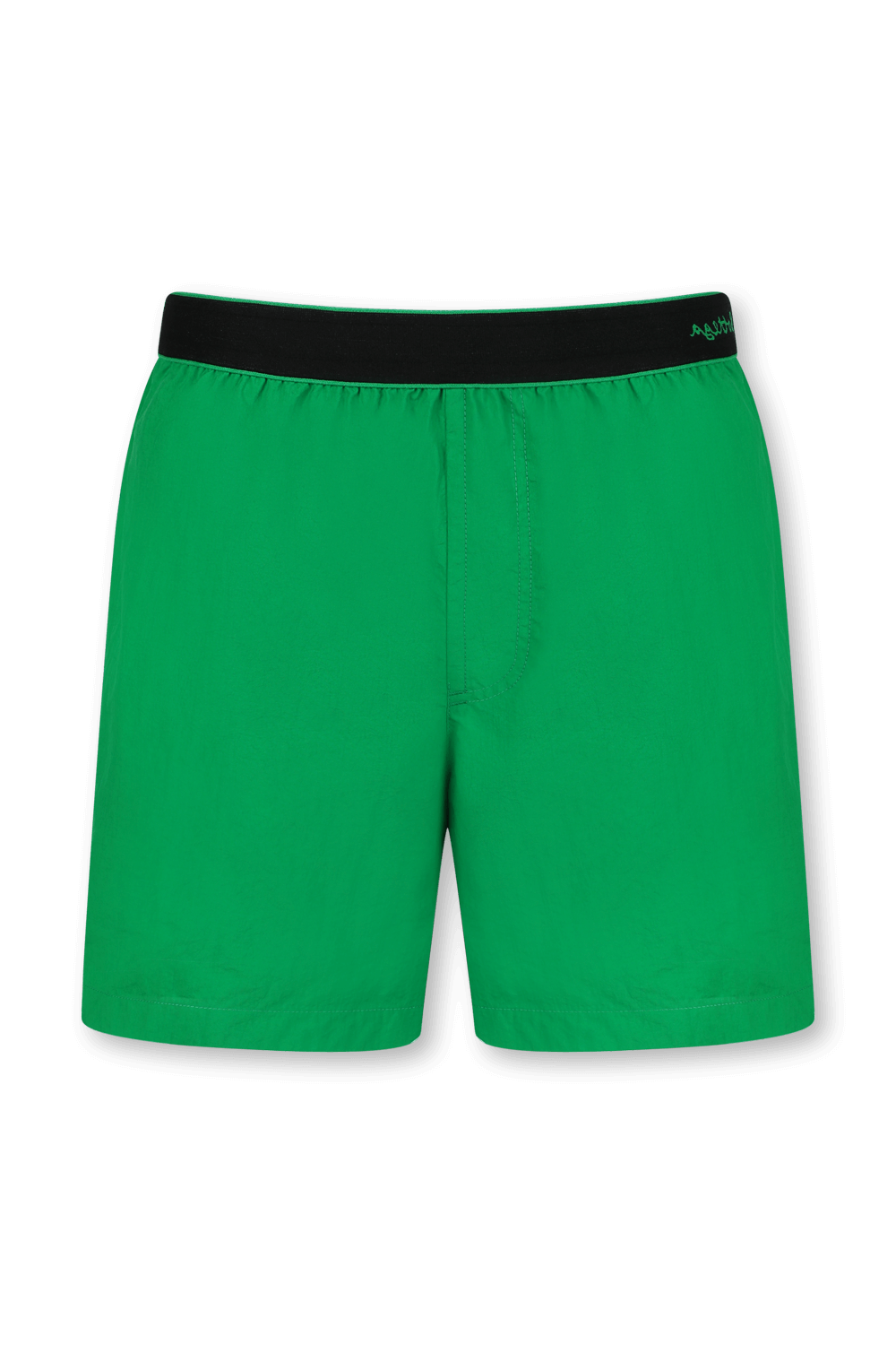 מכנסי בגד ים ירוקים עם לוגו רקום BOTTEGA VENETA