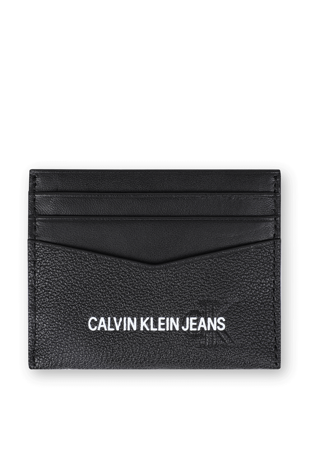 Black Leather Cardholder CALVIN KLEIN