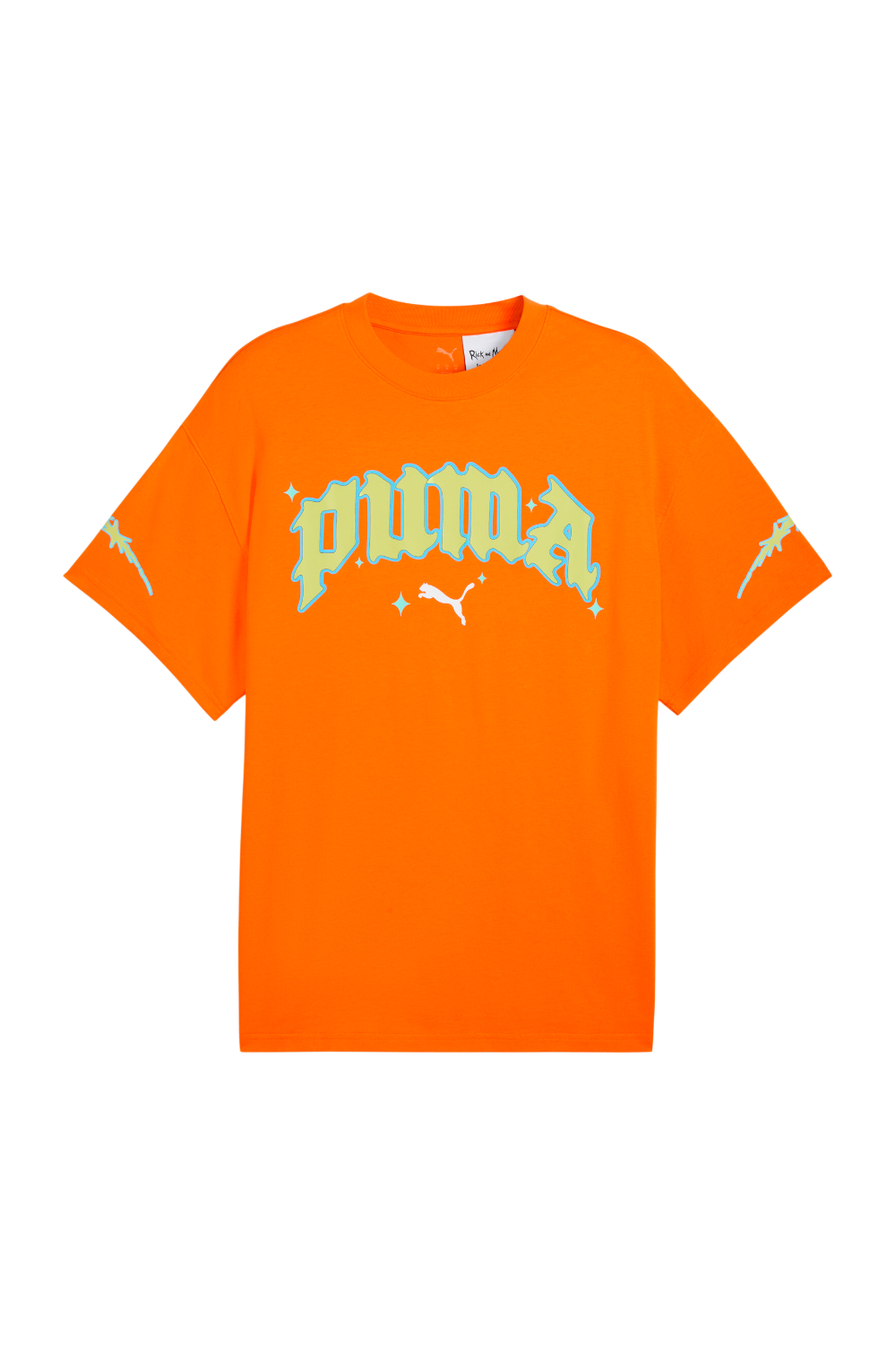 תמונה קידמית של פומה X מלו ריק אנד מורטי חולצת טי