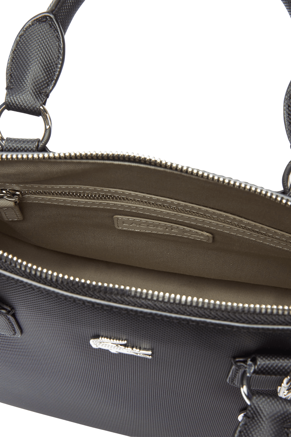 תמונת פנים של Daily Classic Coated Piqu? Canvas Bugatti Bag In Black