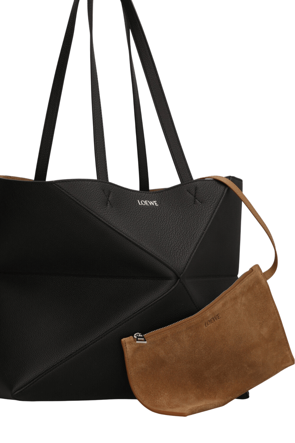 תמונת תקריב של תיק כתף פאזל פולד מדיום