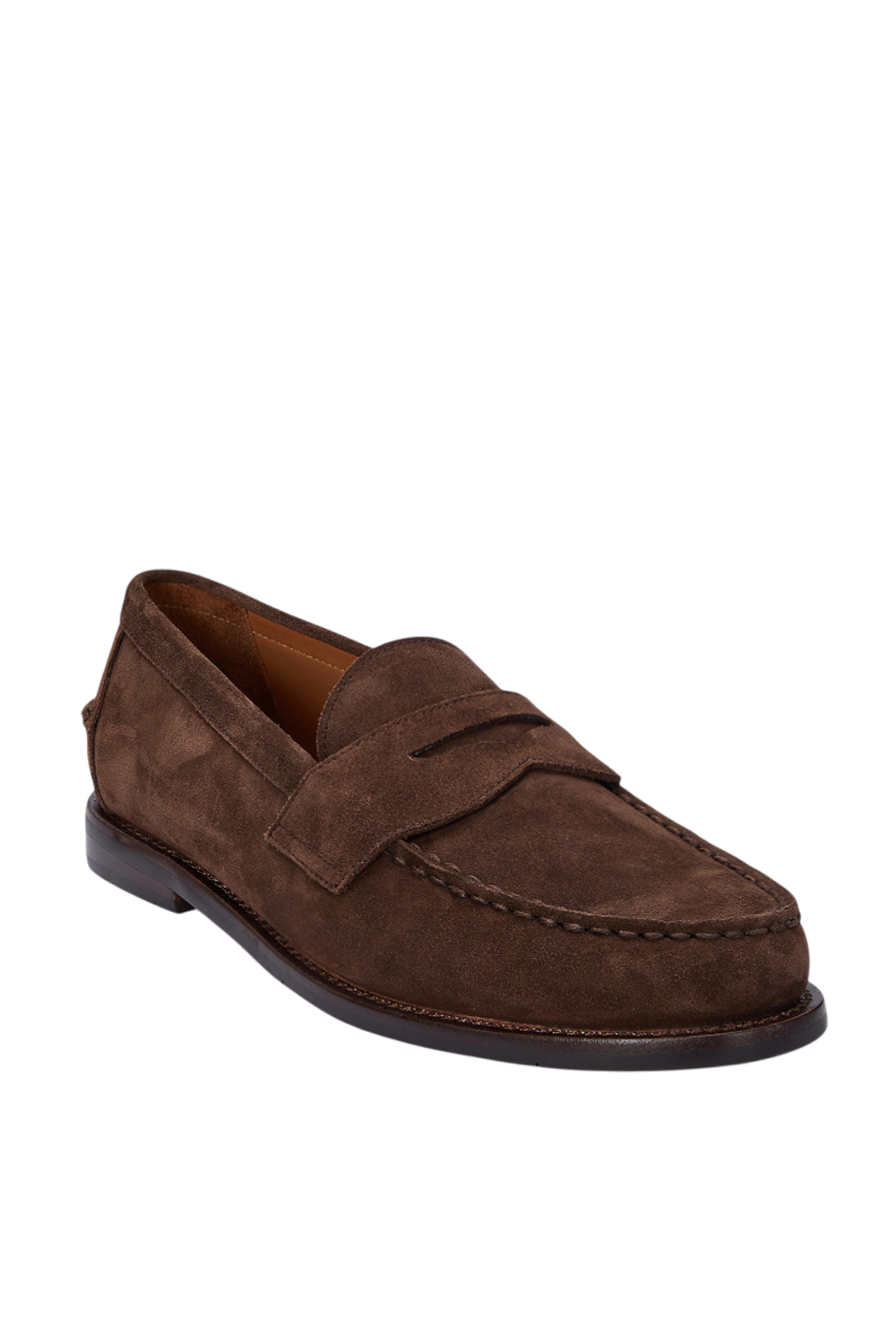 תמונה אחורית של נעלי מוקסינים