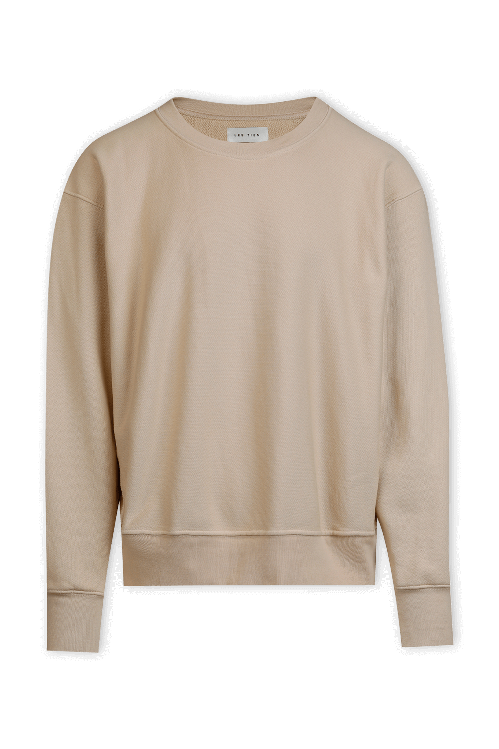 תמונה קידמית של סווטשירט בגוון קרם