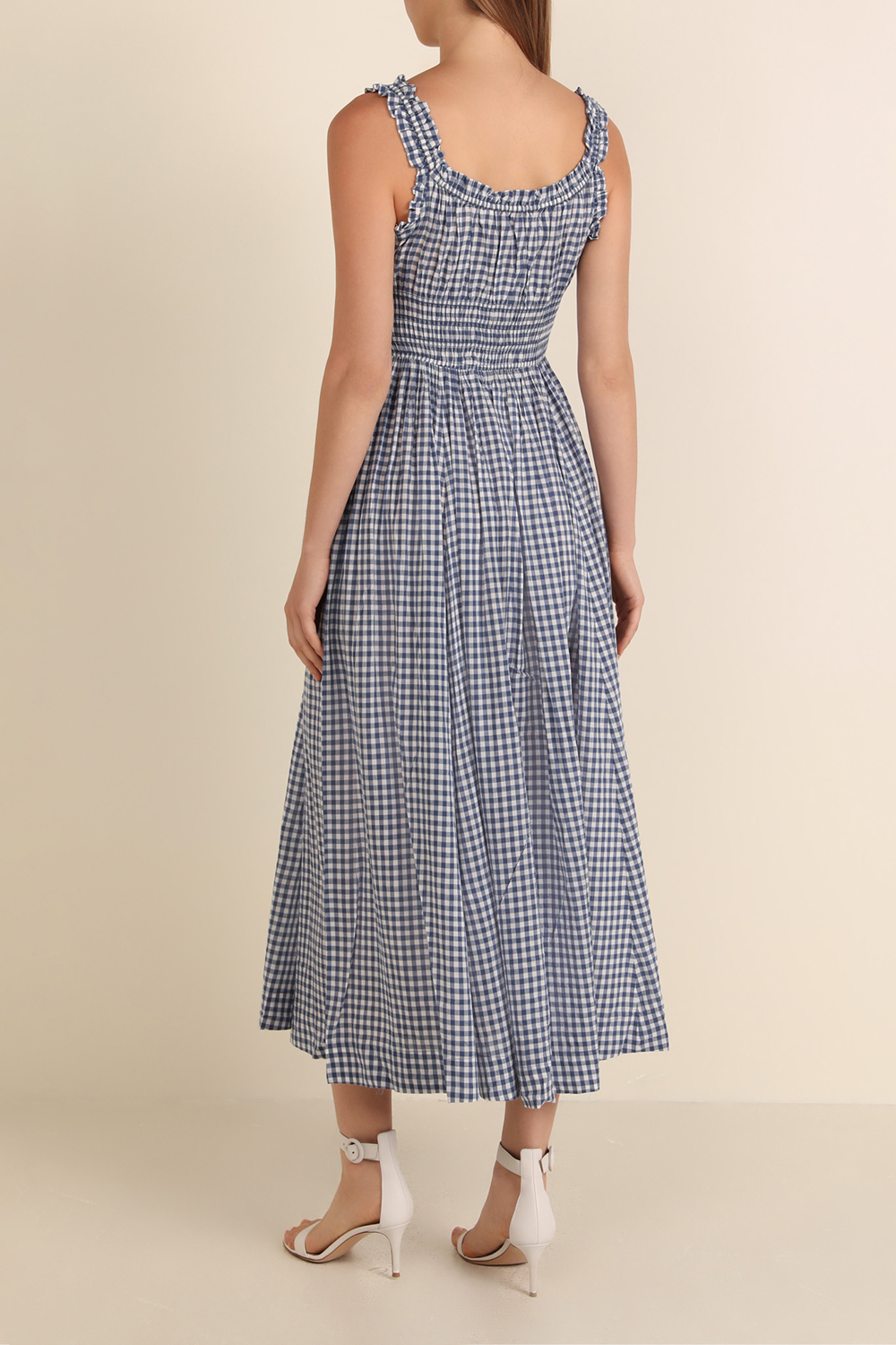 תמונת דוגמן אחורית של שמלת מקסי אמארטה