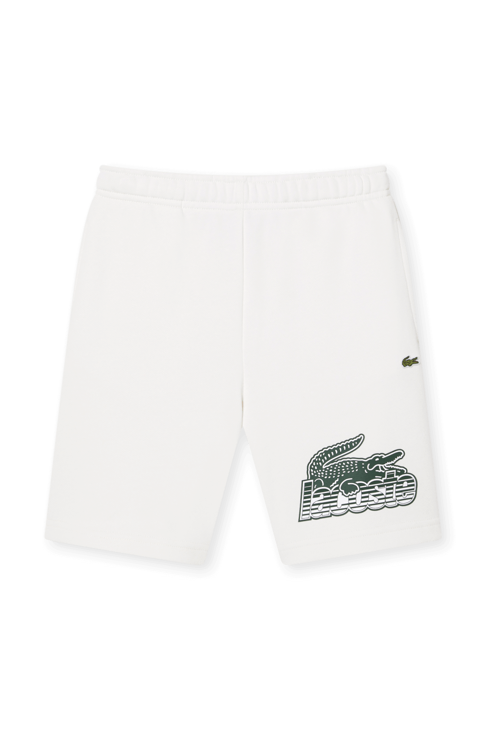 תמונה קידמית של מכנסי ברמודה עם הדפס תנין גדול - גילאי 2-16