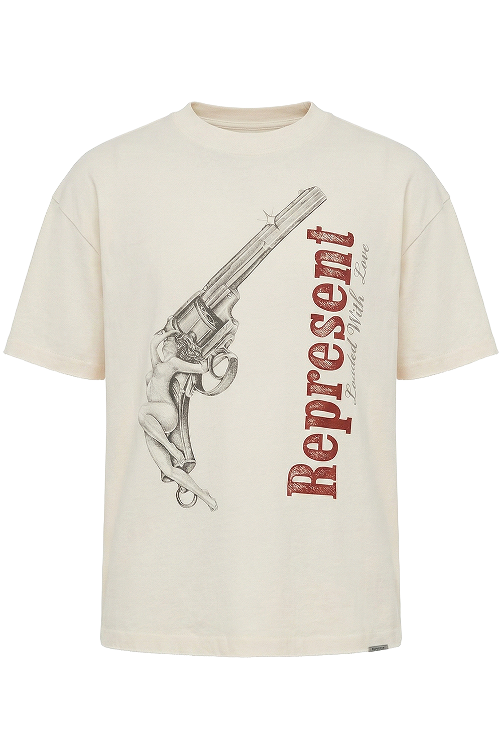 תמונה קידמית של חולצת טי אוברסייז