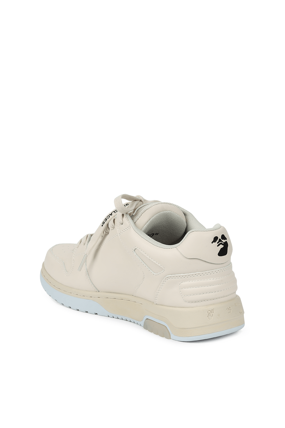 Pink And Beige Out Of Office Sneakers OFF WHITE
