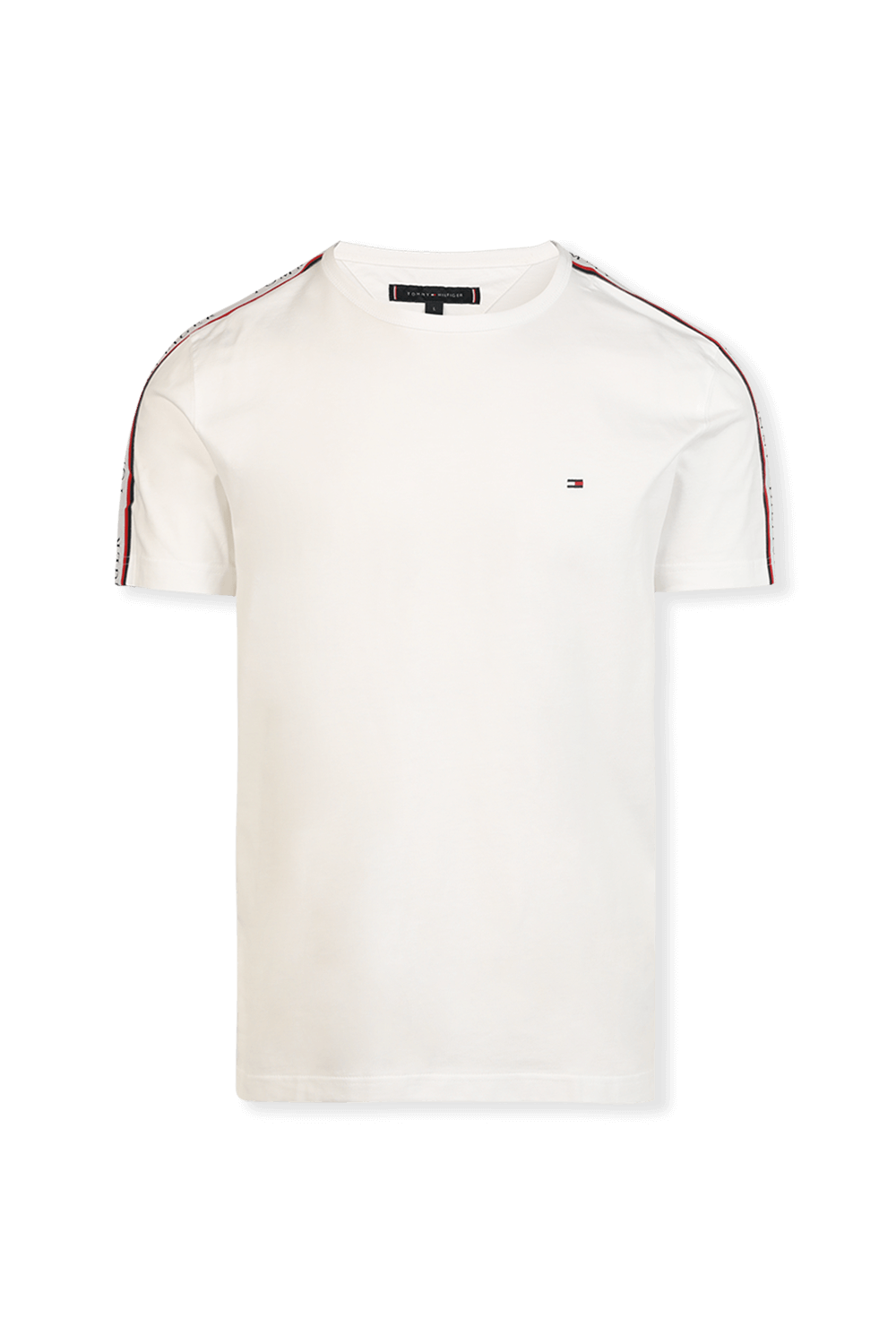 תמונה קידמית של Logo Tape T-Shirt in White