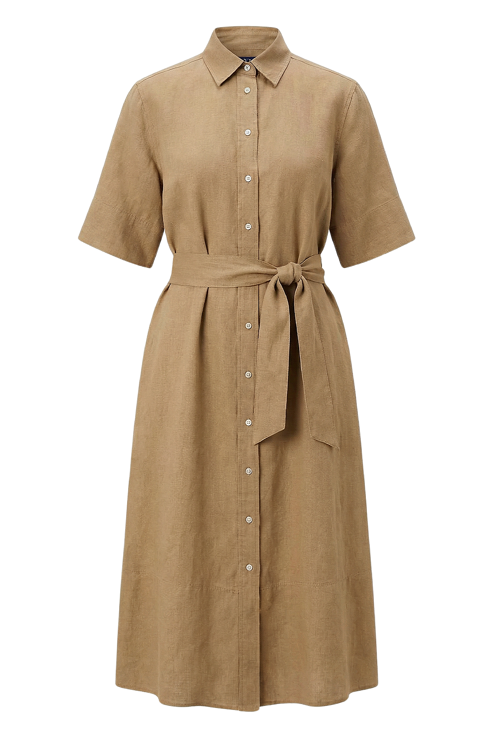 תמונה קידמית של שמלת כפתורים