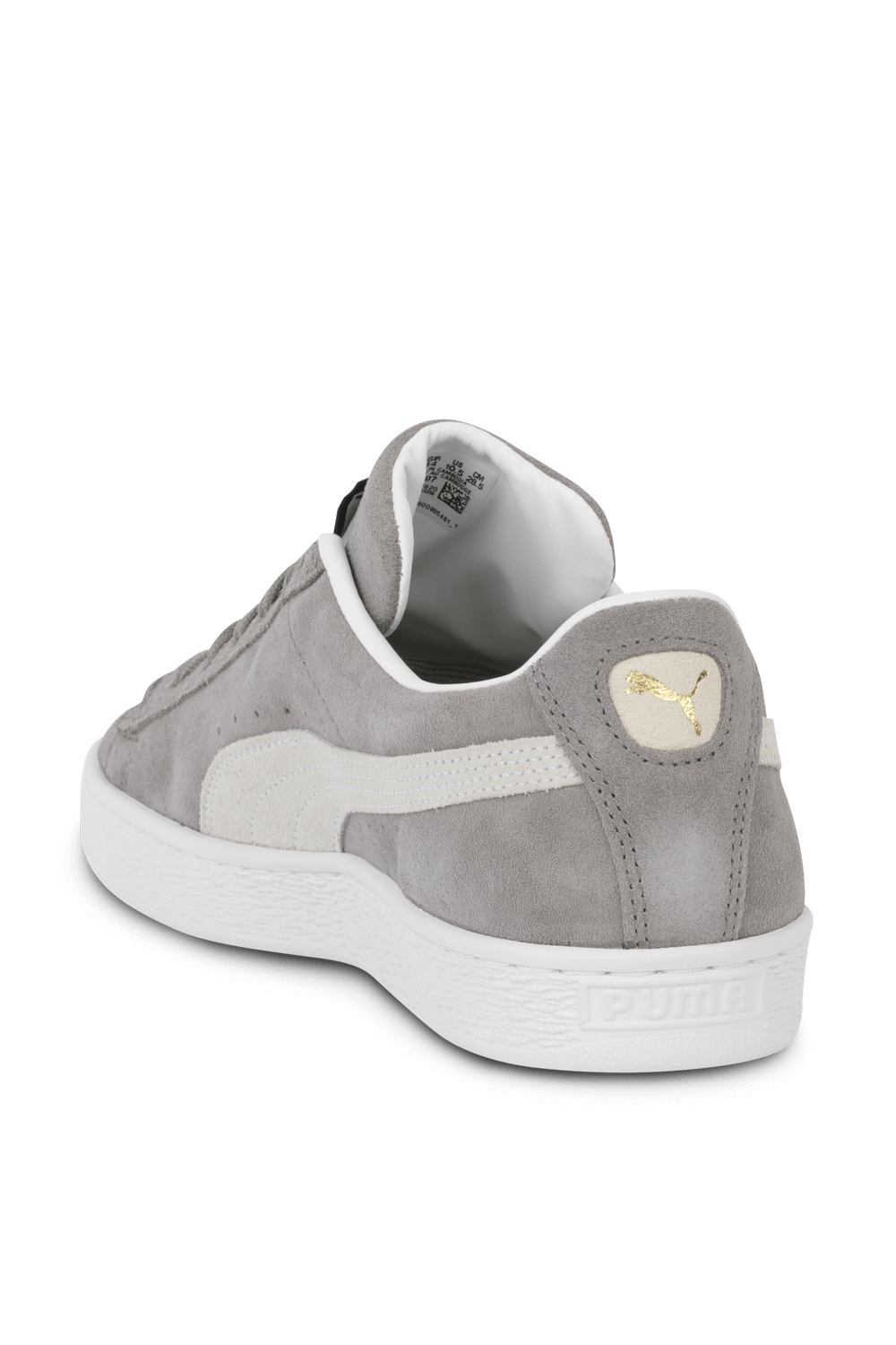 puma suede classic grey white