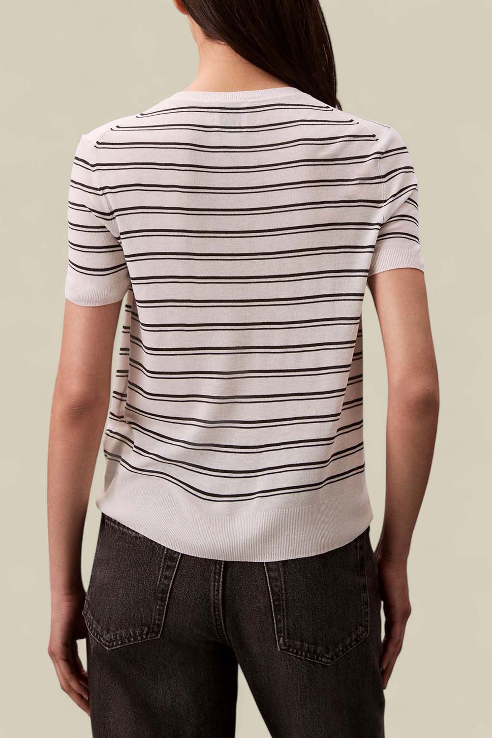 תמונת דוגמן אחורית של חולצת טי