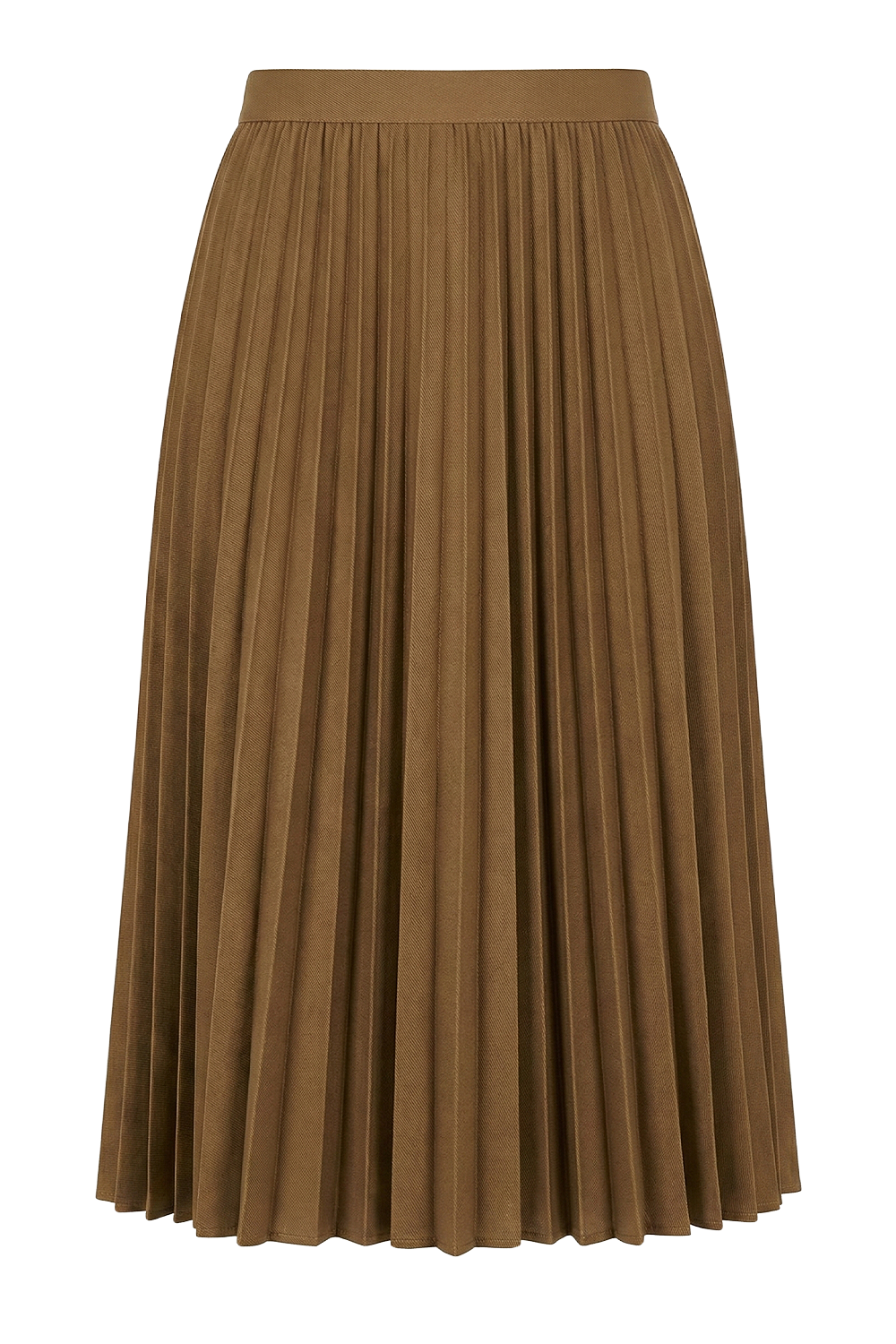 תמונה קידמית של חצאית מידי פליסה