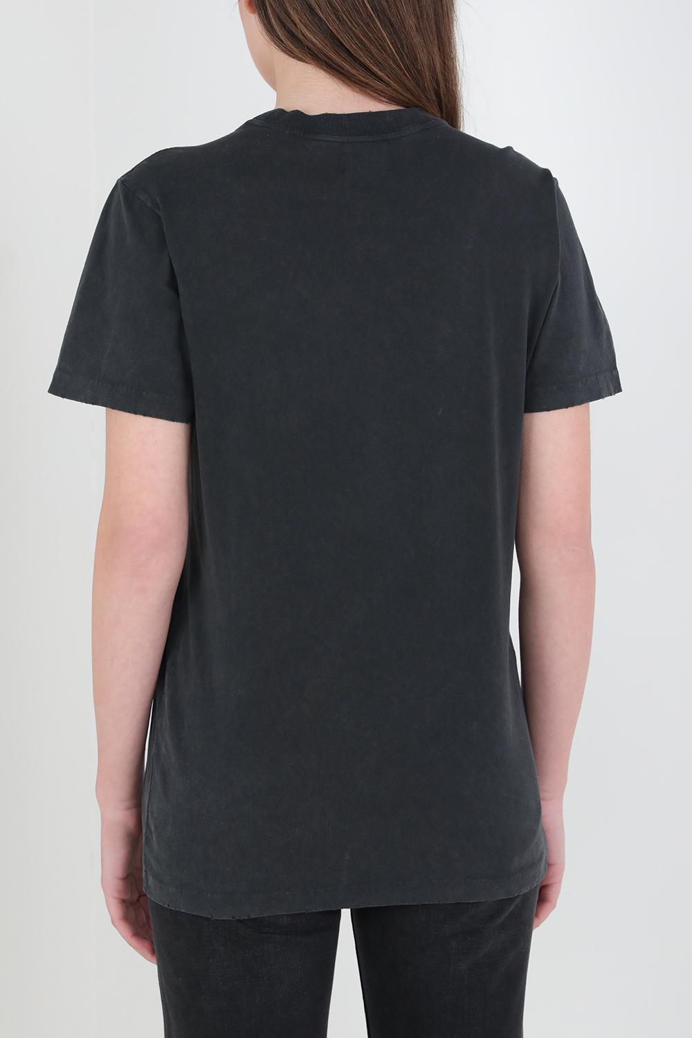 תמונת דוגמן אחורית של חולצת טי