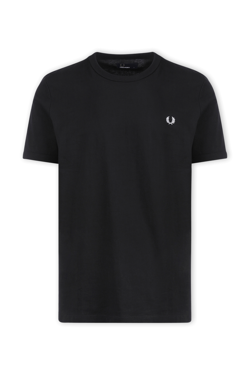 חולצת טי שחורה עם לוגו FRED PERRY