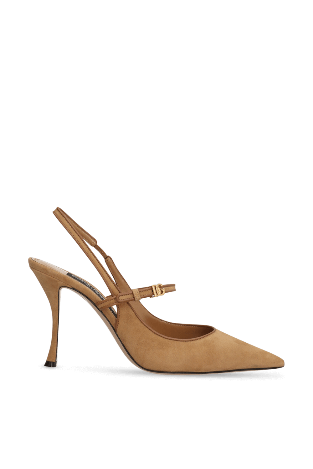 תמונה קידמית של נעלי עקב סלינג בק