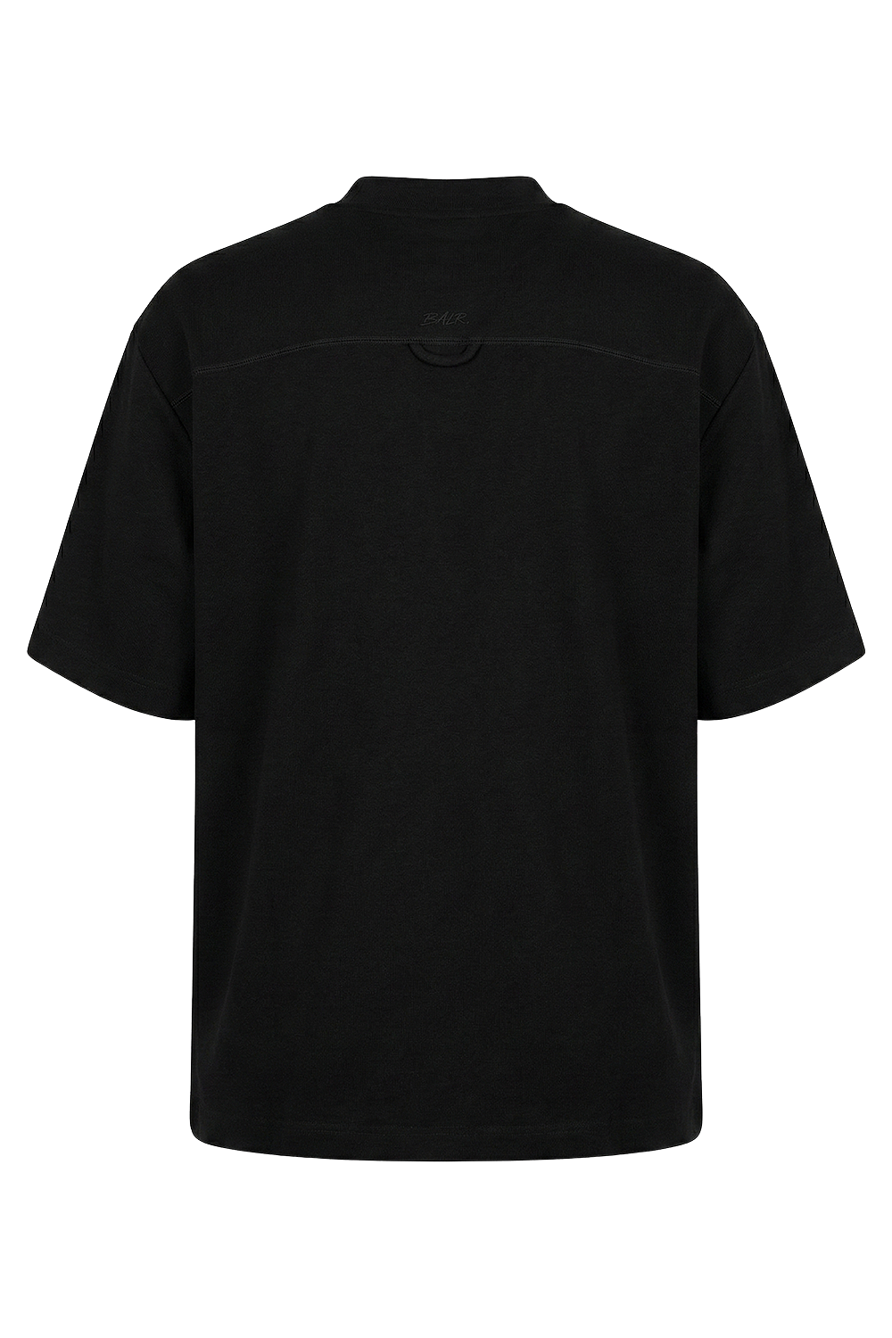 תמונה אחורית של סריג טי אוברסייז