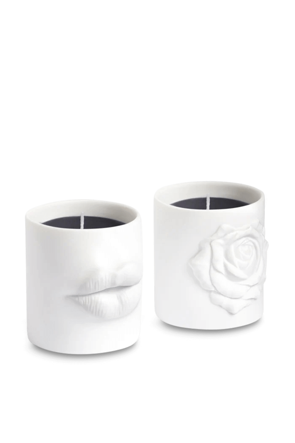 תמונת תקריב של Le Duo Lips + Rose candles - Gift Set