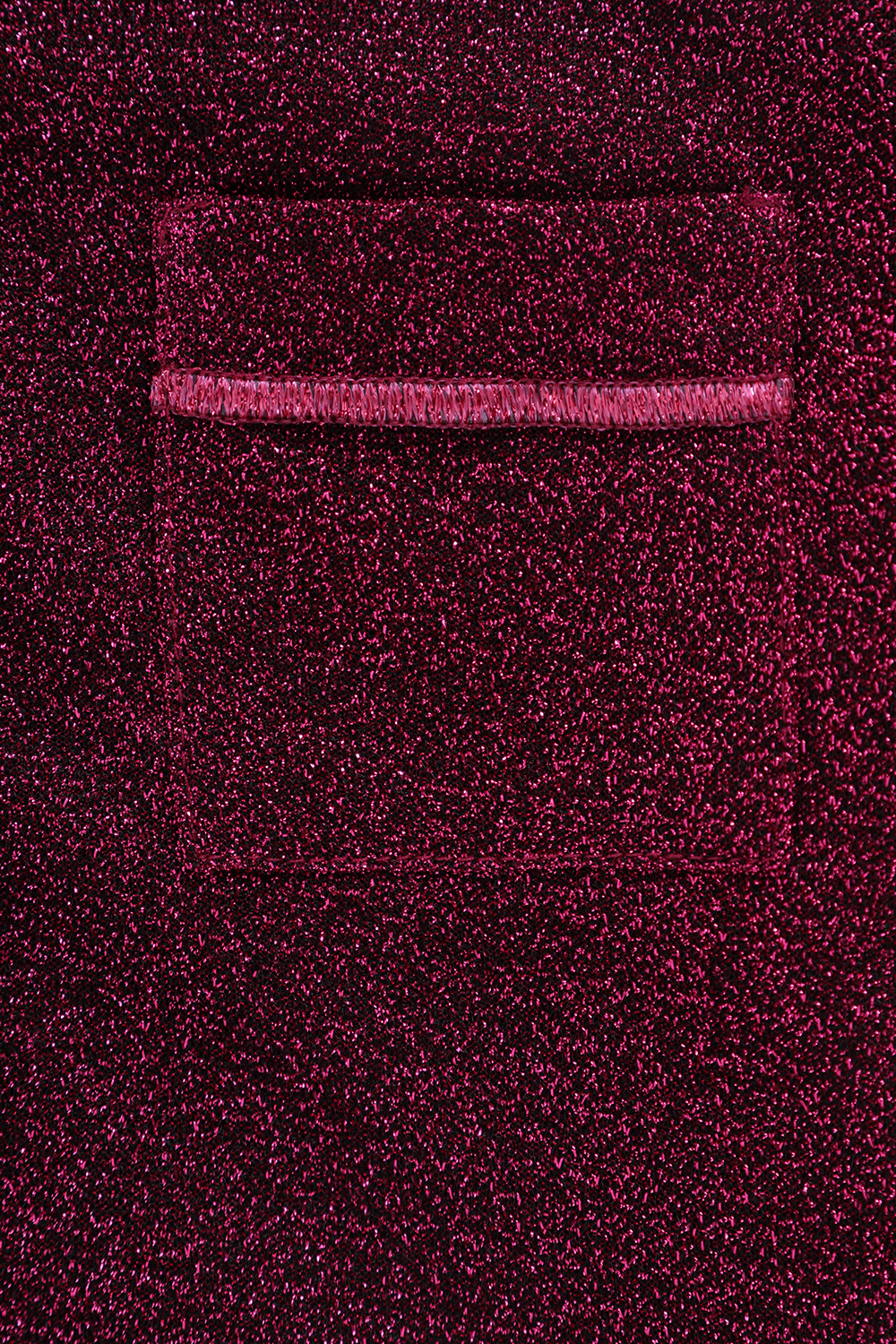 תמונה אחורית של חולצה פולו פוקסיה עם כיס צד